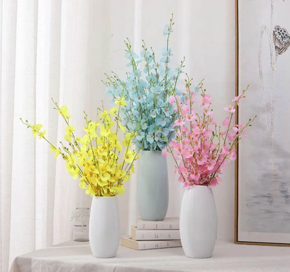 1pcs5 fork yellow artificial flower simulation dancing orchid butterfly fake flower suitable for wedding home desktop decoration
1pcs5 fork yellow artificial flower simulation dancing orchid butterfly fake flower suitable for wedding home desktop decoration