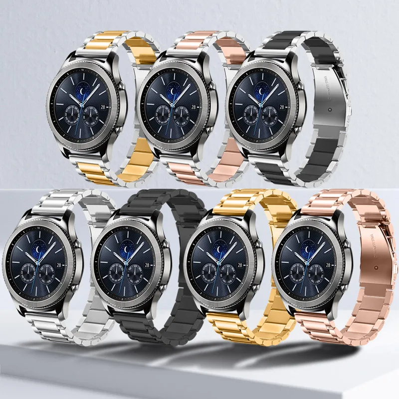 20mm 22mm band for Samsung Galaxy Watch 3/4 gears port Huawei GT2/GT2 Stainless steel bracelet wristband for Samsung Metal strap
20mm 22mm band for Samsung Galaxy Watch 3/4 gears port Huawei GT2/GT2 Stainless steel bracelet wristband for Samsung Metal strap
