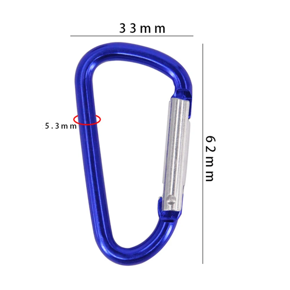 10Pcs No.7 D-Type Carabiner Multifunctional Safety Outdoor Carabiners Carabiner Clasp Hook Backpack Hanger Color Random
10Pcs No.7 D-Type Carabiner Multifunctional Safety Outdoor Carabiners Carabiner Clasp Hook Backpack Hanger Color Random
