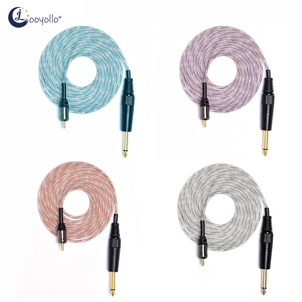 High Quality Tattoo Clip Cord RCA Power Cord 1.8M Soft Silicone Tattoo Cable for Tattoo Machine
High Quality Tattoo Clip Cord RCA Power Cord 1.8M Soft Silicone Tattoo Cable for Tattoo Machine