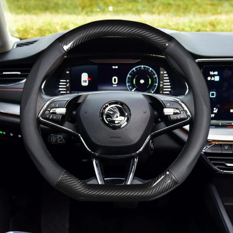 Чехол на руль для SKODA Octavia pro 2021-2022 D-type, противоскользящий и дышащий Автомобильный интерьер
Чехол на руль для SKODA Octavia pro 2021-2022 D-type, противоскользящий и дышащий Автомобильный интерьер