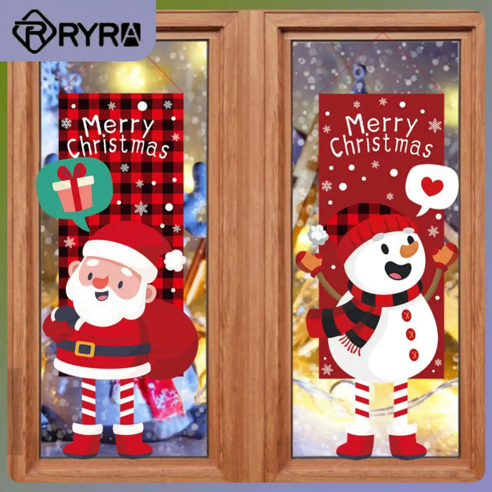 Door Porch Sign Banner Snowman Santa Claus Creative Door Hanging Sign Merry Christmas Xmas Pendants Hanging Flag Home Decoration
Door Porch Sign Banner Snowman Santa Claus Creative Door Hanging Sign Merry Christmas Xmas Pendants Hanging Flag Home Decoration