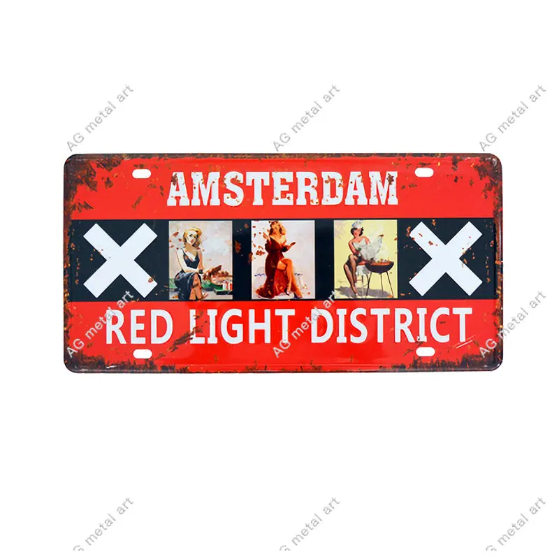Амстердам табличка винтажный автомобильный номерной знак фотоэлемент красный цвет железная Плакат 15*30 см A272
Амстердам табличка винтажный автомобильный номерной знак фотоэлемент красный цвет железная Плакат 15*30 см A272