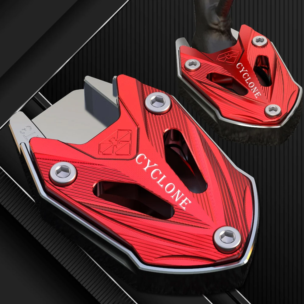 For CYCLONE RT3 ZS250T-3 Motorcycle Kickstand Foot Side Stand Extension Pad Support Plate Enlarge Stand
For CYCLONE RT3 ZS250T-3 Motorcycle Kickstand Foot Side Stand Extension Pad Support Plate Enlarge Stand
