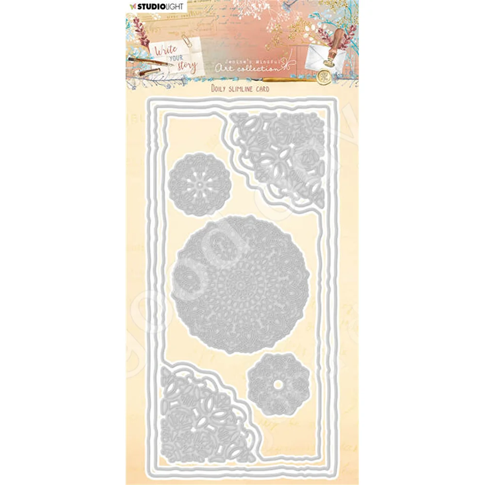 Doily Slimline Card Metal Cutting Dies Reusable Kids Fun Diy Drawing Scrapbook Coloring Folders Paper Crafts Embossing Template
Doily Slimline Card Metal Cutting Dies Reusable Kids Fun Diy Drawing Scrapbook Coloring Folders Paper Crafts Embossing Template