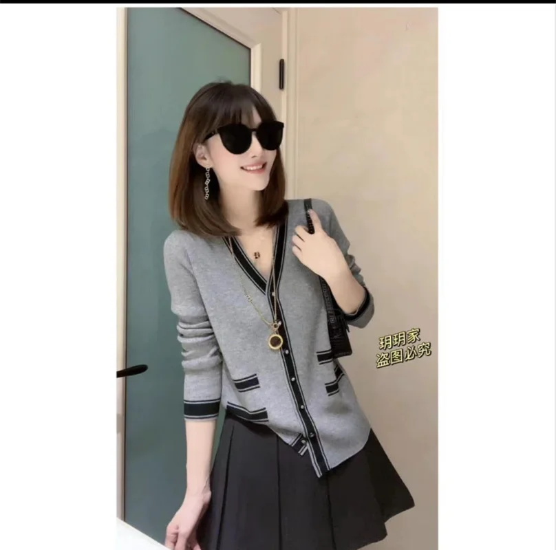 Knitting Women's Sweaters Winter 2022 Cashmere Cardigan Fashion Stripe Long Sleeves New Korean Jumpers Autumn Clothing
Knitting Women's Sweaters Winter 2022 Cashmere Cardigan Fashion Stripe Long Sleeves New Korean Jumpers Autumn Clothing