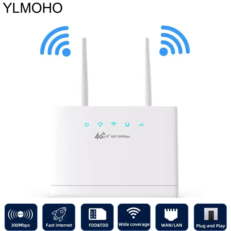 R311 4G Wifi Router Wireless Modem 300Mbps Cpe Access Point Mobile Hotspot Sim Slot Portable Gateway External Antennas
R311 4G Wifi Router Wireless Modem 300Mbps Cpe Access Point Mobile Hotspot Sim Slot Portable Gateway External Antennas