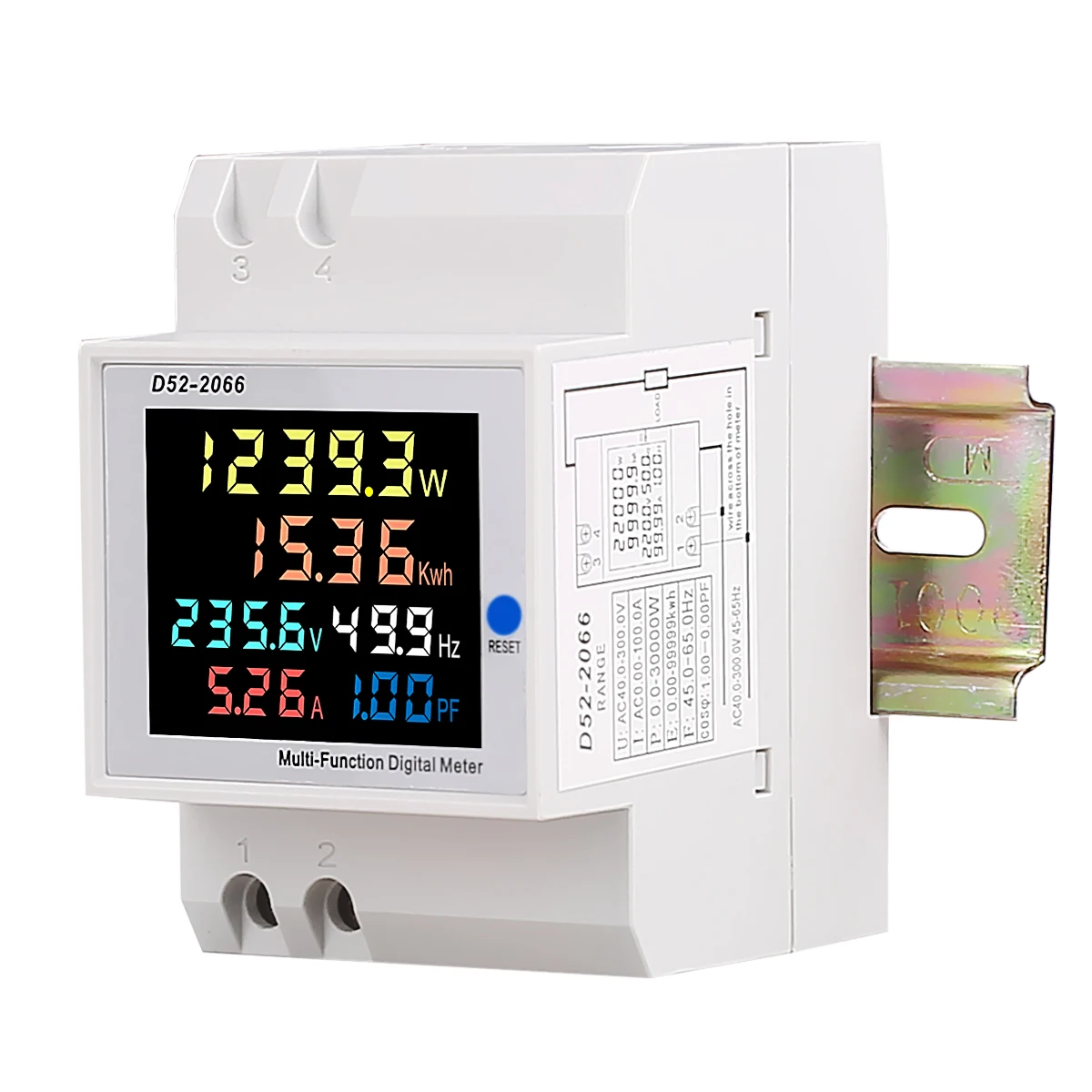 AC monitor 110V 220V 380V 100A Voltage Current Power Factor Active KWH Electric energy Frequency meter VOLT AMP
AC monitor 110V 220V 380V 100A Voltage Current Power Factor Active KWH Electric energy Frequency meter VOLT AMP