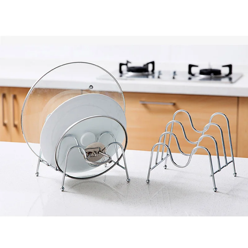 Metal Pot Lid Rack Sink Countertop Holder Dish Rack Three-Layer Plate Drying Stand Cutting Board Shelf Home Kitchen Accessories
Metal Pot Lid Rack Sink Countertop Holder Dish Rack Three-Layer Plate Drying Stand Cutting Board Shelf Home Kitchen Accessories
