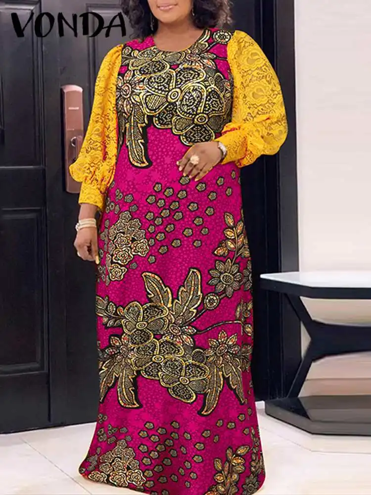 Элегантное женское богемное платье-макси VONDA с длинным рукавом-фонариком вечерние цветочным принтом, вечерний сарафан 2022, Осеннее повседне...
Элегантное женское богемное платье-макси VONDA с длинным рукавом-фонариком вечерние цветочным принтом, вечерний сарафан 2022, Осеннее повседне...