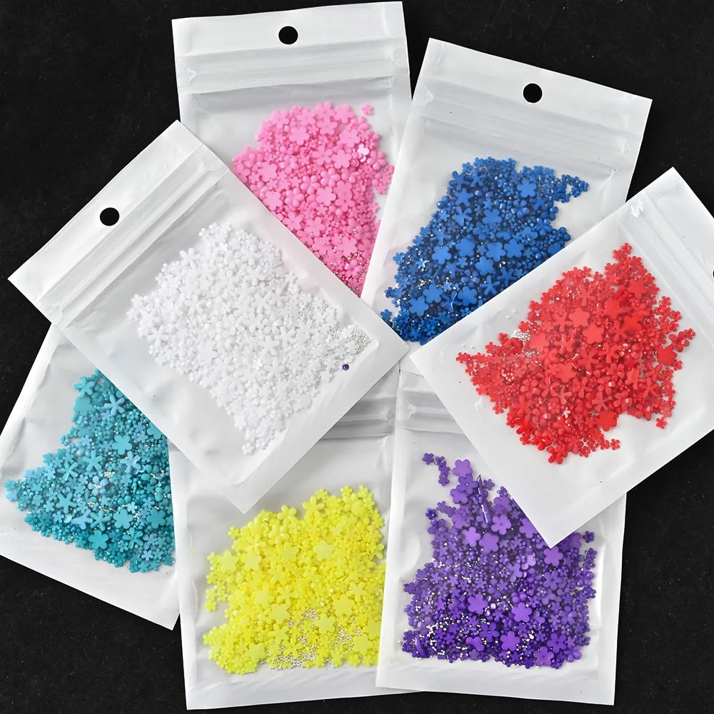 5g Japanese Pure Floret Pink White Charming Decorations Flower with Beads Blue Neon Yellow Blossom Ornaments Nail Art Mixs 3+6mm
5g Japanese Pure Floret Pink White Charming Decorations Flower with Beads Blue Neon Yellow Blossom Ornaments Nail Art Mixs 3+6mm