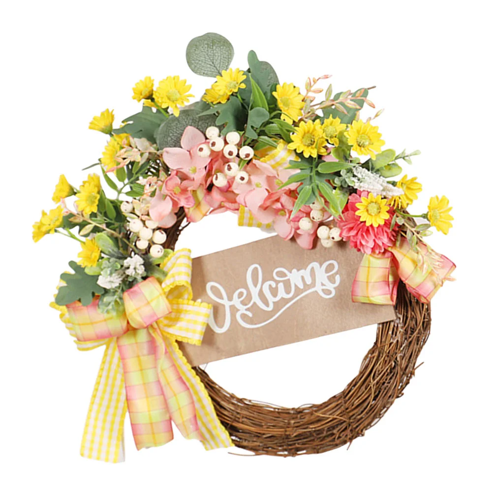 Wreath Door Welcome Front Artificial Flower Sunflower Sheets Bedding Pillowcases Sign Farmhouse Floral Decor Rusticgrapevine 
Wreath Door Welcome Front Artificial Flower Sunflower Sheets Bedding Pillowcases Sign Farmhouse Floral Decor Rusticgrapevine