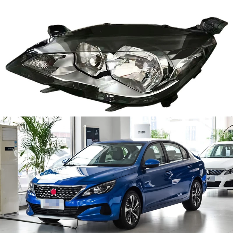 Автомобильные галогенные фары для Peugeot 408, 2014, 2015, 2016, 2017, 2018, фары в сборе, дальний свет, сигнал поворота, ближний свет 
Автомобильные галогенные фары для Peugeot 408, 2014, 2015, 2016, 2017, 2018, фары в сборе, дальний свет, сигнал поворота, ближний свет