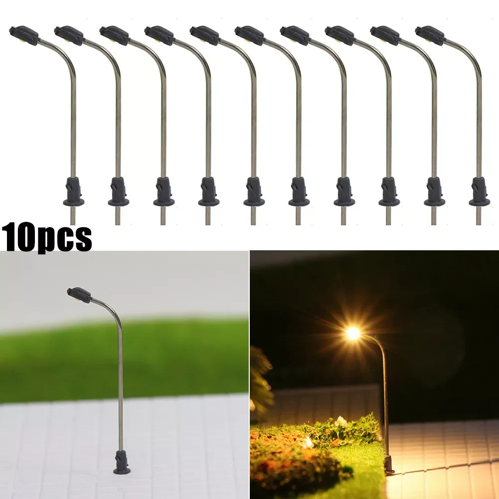 10pcs Model Train Z Gauge Street Light LED Platform Lamp Bonsai Scenery Railroad Decoration Building Landscape Accessories Toys
10pcs Model Train Z Gauge Street Light LED Platform Lamp Bonsai Scenery Railroad Decoration Building Landscape Accessories Toys