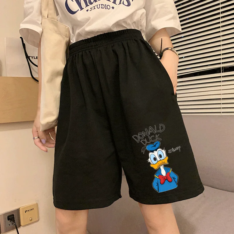 Disney Cartoon Printed Elastic Waist Casual Shorts Women's Korean Sweet Shorts Summer New Donald Duck Women's Shorts 2022
Disney Cartoon Printed Elastic Waist Casual Shorts Women's Korean Sweet Shorts Summer New Donald Duck Women's Shorts 2022