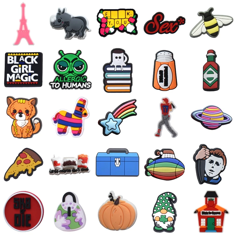 Men Shoe Charms Boy Gifts Set Jeans Decorations for Crocs Wholesale Bulk Para Pins Kids Women Charm Packs Girl Shoes Accessories
Men Shoe Charms Boy Gifts Set Jeans Decorations for Crocs Wholesale Bulk Para Pins Kids Women Charm Packs Girl Shoes Accessories
