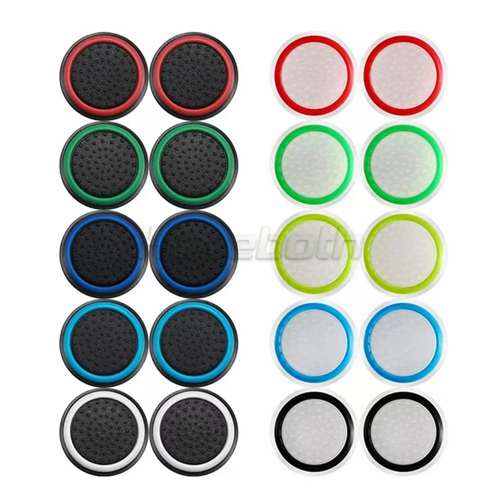 

200 PCS Analog Thumb Stick Grips Caps for Dualshock 5 4 PS5 PS4 PS3 Controller Thumbsticks Cover for XBox One X S 360