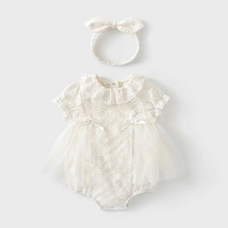 Newborn Baby Rompers Summer Clothes Thin Clothes One Hundred Day Old Dress Baby Bag Fart Dress Little Girl Princess Gauze Skirt
Newborn Baby Rompers Summer Clothes Thin Clothes One Hundred Day Old Dress Baby Bag Fart Dress Little Girl Princess Gauze Skirt