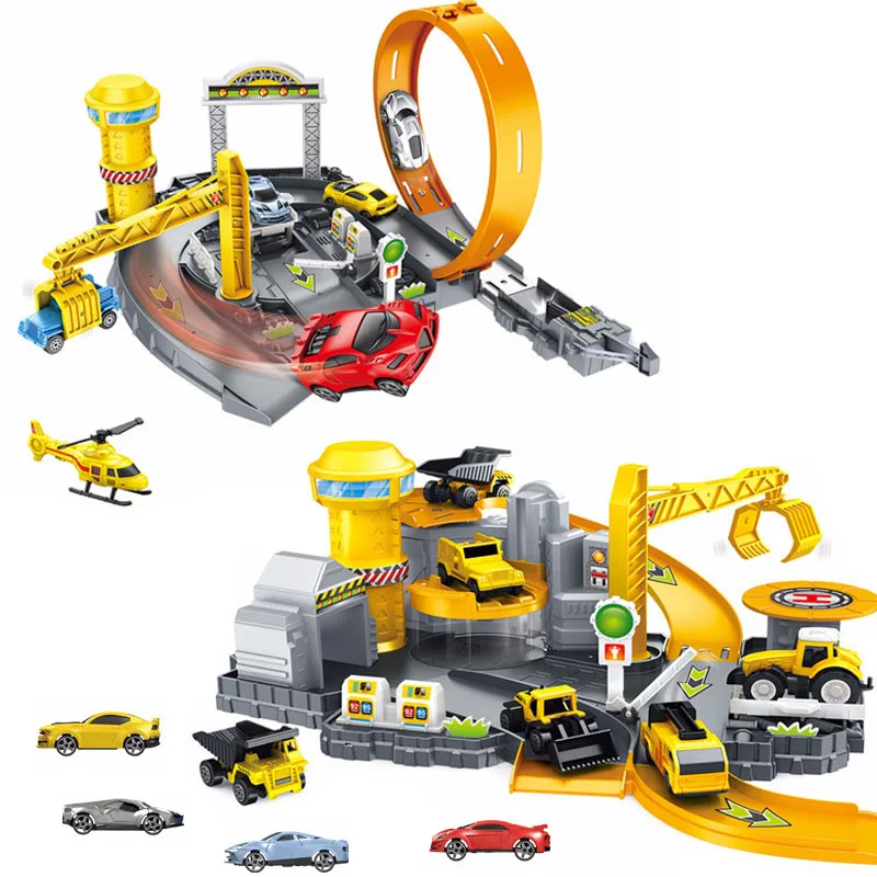 Children's early education bouncing car DIY track parking lot engineering rail car assembly car track toy boy gift
Children's early education bouncing car DIY track parking lot engineering rail car assembly car track toy boy gift