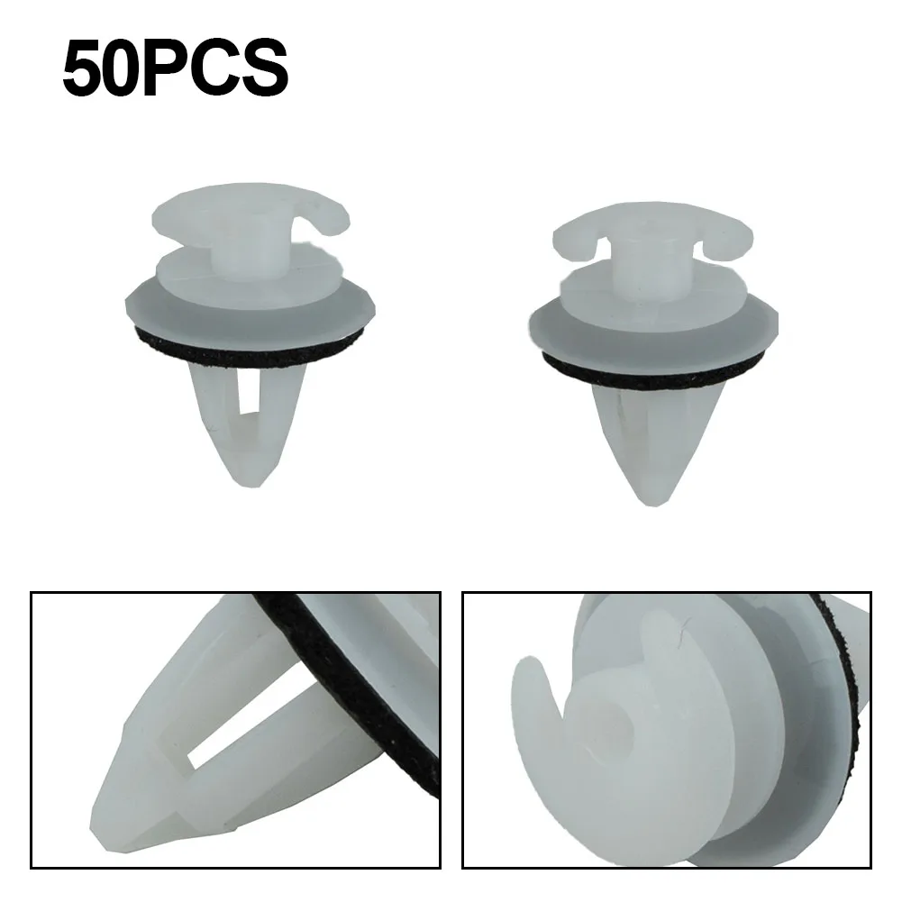 Interior 50pcs Fixing Push pins Fender Fastener clips Rivets For E46 X5 M3 M5 Z3 Plastic Replacement Accessory
Interior 50pcs Fixing Push pins Fender Fastener clips Rivets For E46 X5 M3 M5 Z3 Plastic Replacement Accessory