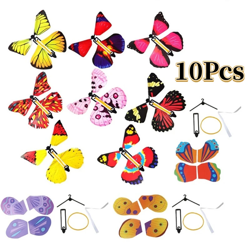 10/5pcs The Magic Butterfly Flying With Books Card Toy With Empty Hands Solar Butterfly Wedding Props Tricks NEW
10/5pcs The Magic Butterfly Flying With Books Card Toy With Empty Hands Solar Butterfly Wedding Props Tricks NEW