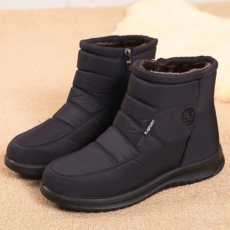 Boots Women Snow Flat Boots For Women Waterproof Women Shoes Zipper Platform Boots Plush Fur Botas Mujer Winter Female Booties
Boots Women Snow Flat Boots For Women Waterproof Women Shoes Zipper Platform Boots Plush Fur Botas Mujer Winter Female Booties