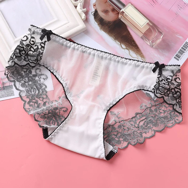 See Through Mesh Floral Panties Women's Lace Low Rise Briefs Breathable See Through Knickers Ladies Underwear Erotic Lingerie A5
See Through Mesh Floral Panties Women's Lace Low Rise Briefs Breathable See Through Knickers Ladies Underwear Erotic Lingerie A5