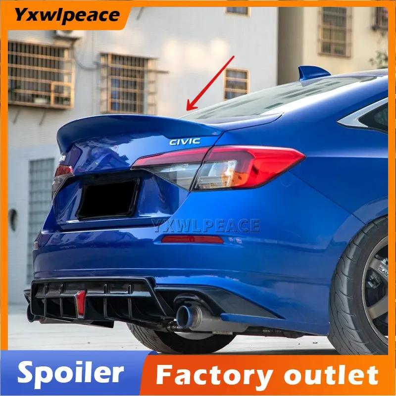 For Honda 11th Civic Spoiler 2022 High Quality ABS Material Primer Color Rear Trunk Lip Spoiler Car Styling
For Honda 11th Civic Spoiler 2022 High Quality ABS Material Primer Color Rear Trunk Lip Spoiler Car Styling