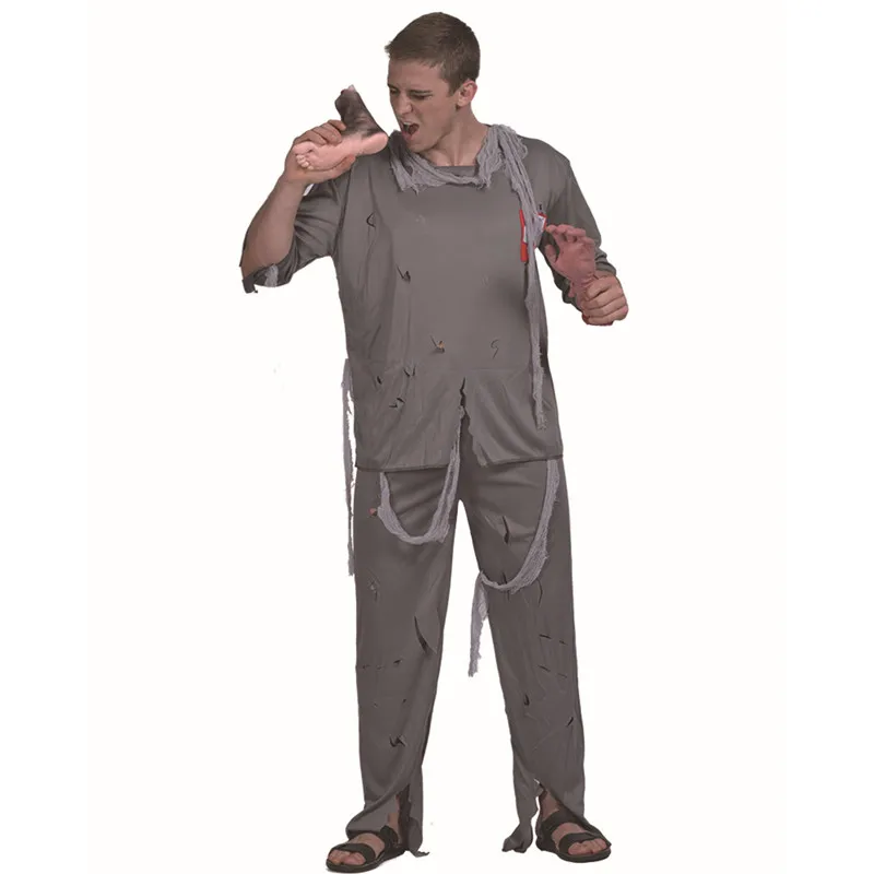 Men Corpse Doctor Scary Cosplay Adult Halloween Living Dead Zombie Costume Carnival Purim Parade Nightclub Role Play Party Dress
Men Corpse Doctor Scary Cosplay Adult Halloween Living Dead Zombie Costume Carnival Purim Parade Nightclub Role Play Party Dress