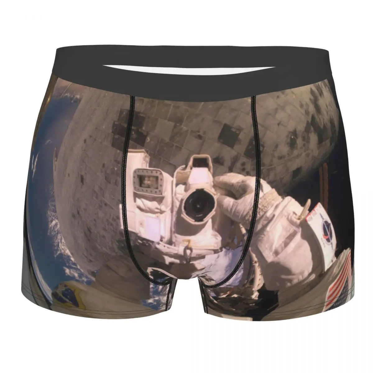 Selfie In The Sky Man's Boxer Briefs Astronaut And Space Breathable Funny Underpants Top Quality Print Shorts Gift Idea
Selfie In The Sky Man's Boxer Briefs Astronaut And Space Breathable Funny Underpants Top Quality Print Shorts Gift Idea