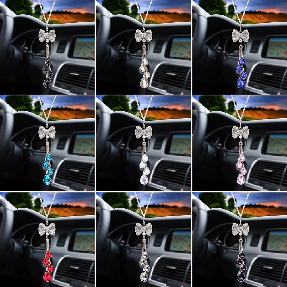 Diamond Woman Car Crystal Bowknot Pendant Rearview Mirror Ornaments Car Interior Hanging Decoration Auto Accessories
Diamond Woman Car Crystal Bowknot Pendant Rearview Mirror Ornaments Car Interior Hanging Decoration Auto Accessories