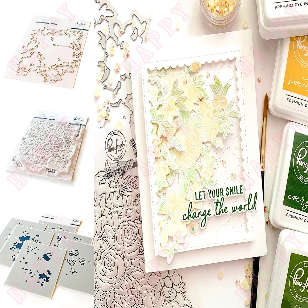 2022 New Fancy Rose Bunch Cutting Dies Stamps Stencils Scrapbook Diary Decoration Diy Photo Craft Embossing Greet Card Handmade
2022 New Fancy Rose Bunch Cutting Dies Stamps Stencils Scrapbook Diary Decoration Diy Photo Craft Embossing Greet Card Handmade