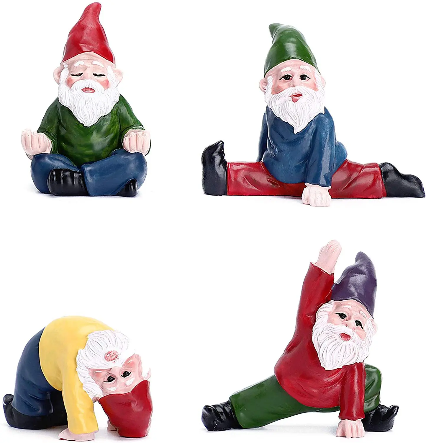 4pcs Yoga Elf Dwarf Set Christmas Garden Ornament Cute Fairy Courtyard Statue Home Flowerpot Decor Ornament Figurines
4pcs Yoga Elf Dwarf Set Christmas Garden Ornament Cute Fairy Courtyard Statue Home Flowerpot Decor Ornament Figurines