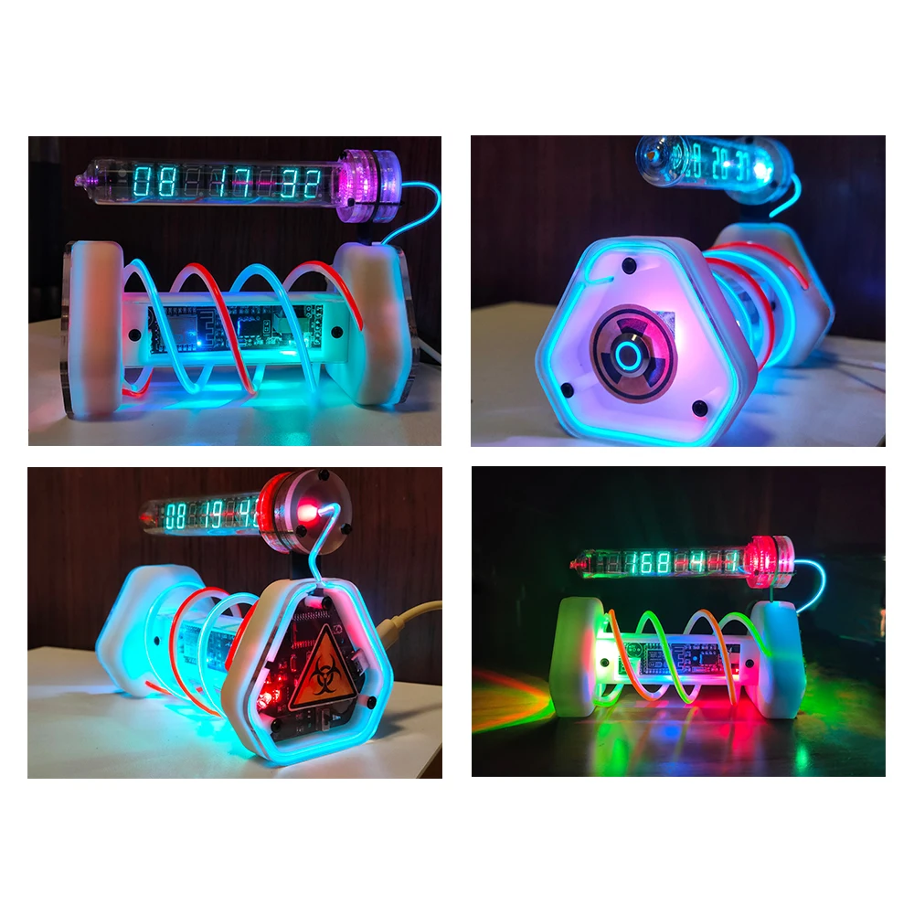 New arrival IV18 fluorescent tube clock IV-18 glow tube WIFI networking timing gaming desktop ornaments friend gift
New arrival IV18 fluorescent tube clock IV-18 glow tube WIFI networking timing gaming desktop ornaments friend gift