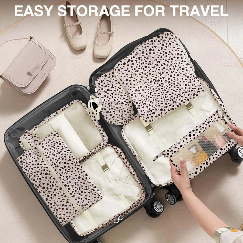 8Pcs/Set Travel Storage Bag Waterproof Large Capacity Luggage Clothes Sorting Storage Bag Set Toiletries Cosmetics Packaging Bag 
8Pcs/Set Travel Storage Bag Waterproof Large Capacity Luggage Clothes Sorting Storage Bag Set Toiletries Cosmetics Packaging Bag