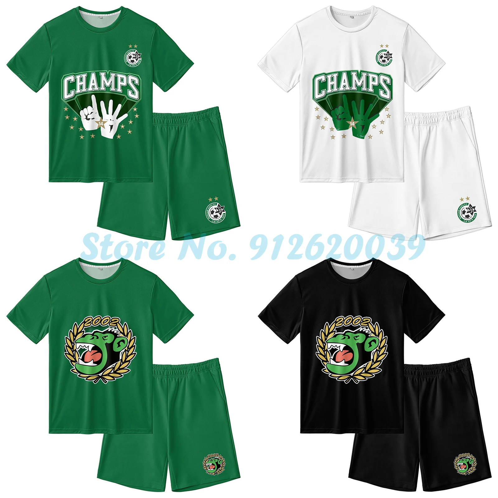 Israel Maccabi Haifa Green Apes Men's Shirt Short Set Male Summer Casual Short Sleeve Tops Pants Suits Streetwear Tops Tshirt
Israel Maccabi Haifa Green Apes Men's Shirt Short Set Male Summer Casual Short Sleeve Tops Pants Suits Streetwear Tops Tshirt