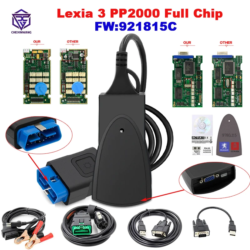 Golden Lexia3 PP2000 Full Chip 921815C OBD2 Diagbox V9.68 V7.83 Car Diagnostic Tool Lexia 3 for Peugeot Citroen Auto Scanner
Golden Lexia3 PP2000 Full Chip 921815C OBD2 Diagbox V9.68 V7.83 Car Diagnostic Tool Lexia 3 for Peugeot Citroen Auto Scanner