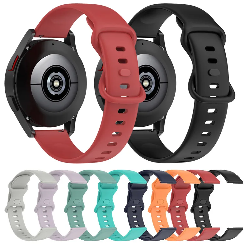20mm Watch Strap for Samsung Galaxy Watch 4 40mm/44mm Silicone Smartwatch Bracelet Galaxy watch 3 46mm/42mm/Active 2 44mm 40mm
20mm Watch Strap for Samsung Galaxy Watch 4 40mm/44mm Silicone Smartwatch Bracelet Galaxy watch 3 46mm/42mm/Active 2 44mm 40mm