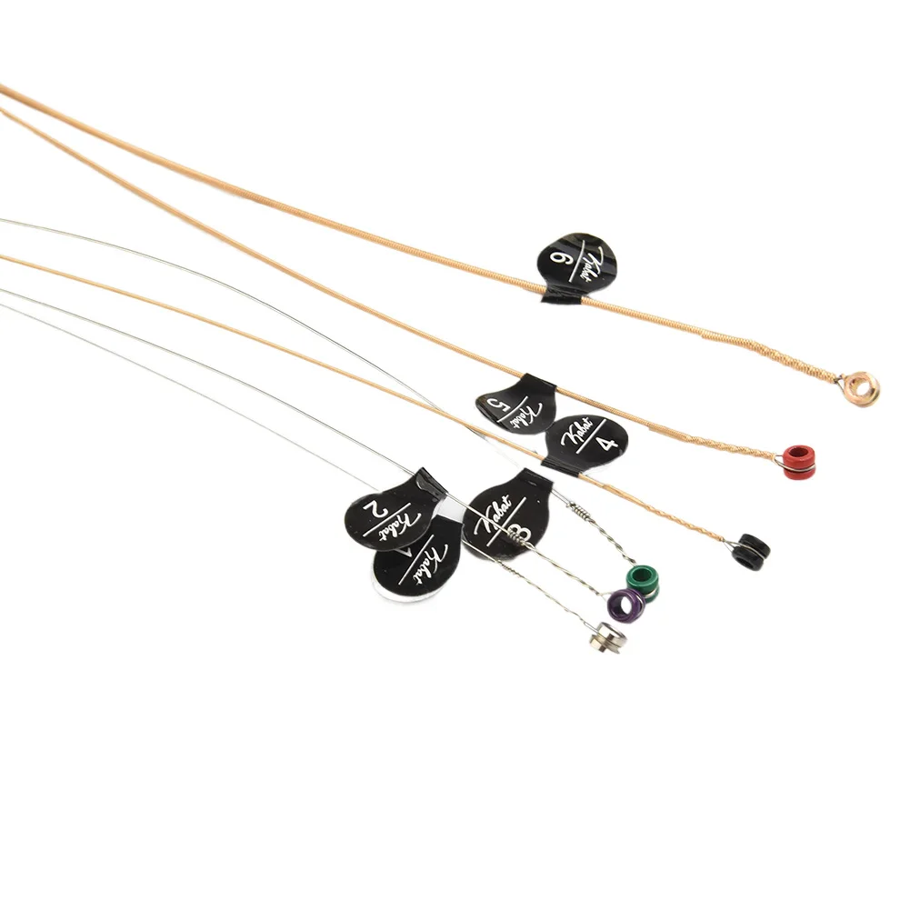 6Pcs/Set Acoustic Guitar Strings Parts Full Size 09-45/ 10-50/ 11-52 /12-54 /13-56 For Electric Play Popular Music Rock
6Pcs/Set Acoustic Guitar Strings Parts Full Size 09-45/ 10-50/ 11-52 /12-54 /13-56 For Electric Play Popular Music Rock