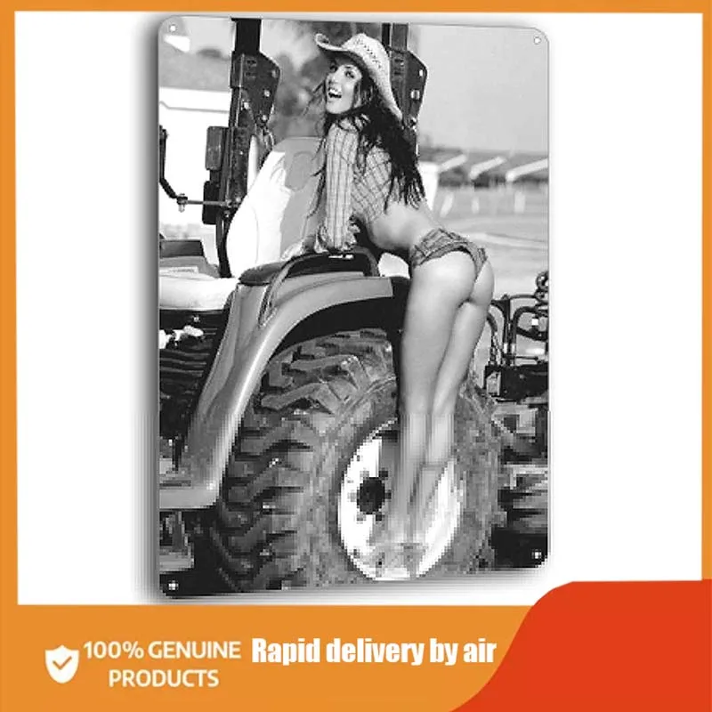 Step Up Pinup Girl Sexy Cowgirl Farm Tractor Man Cave Wall Decor Metal Tin Signs room decoration men wall decor metal plate
Step Up Pinup Girl Sexy Cowgirl Farm Tractor Man Cave Wall Decor Metal Tin Signs room decoration men wall decor metal plate