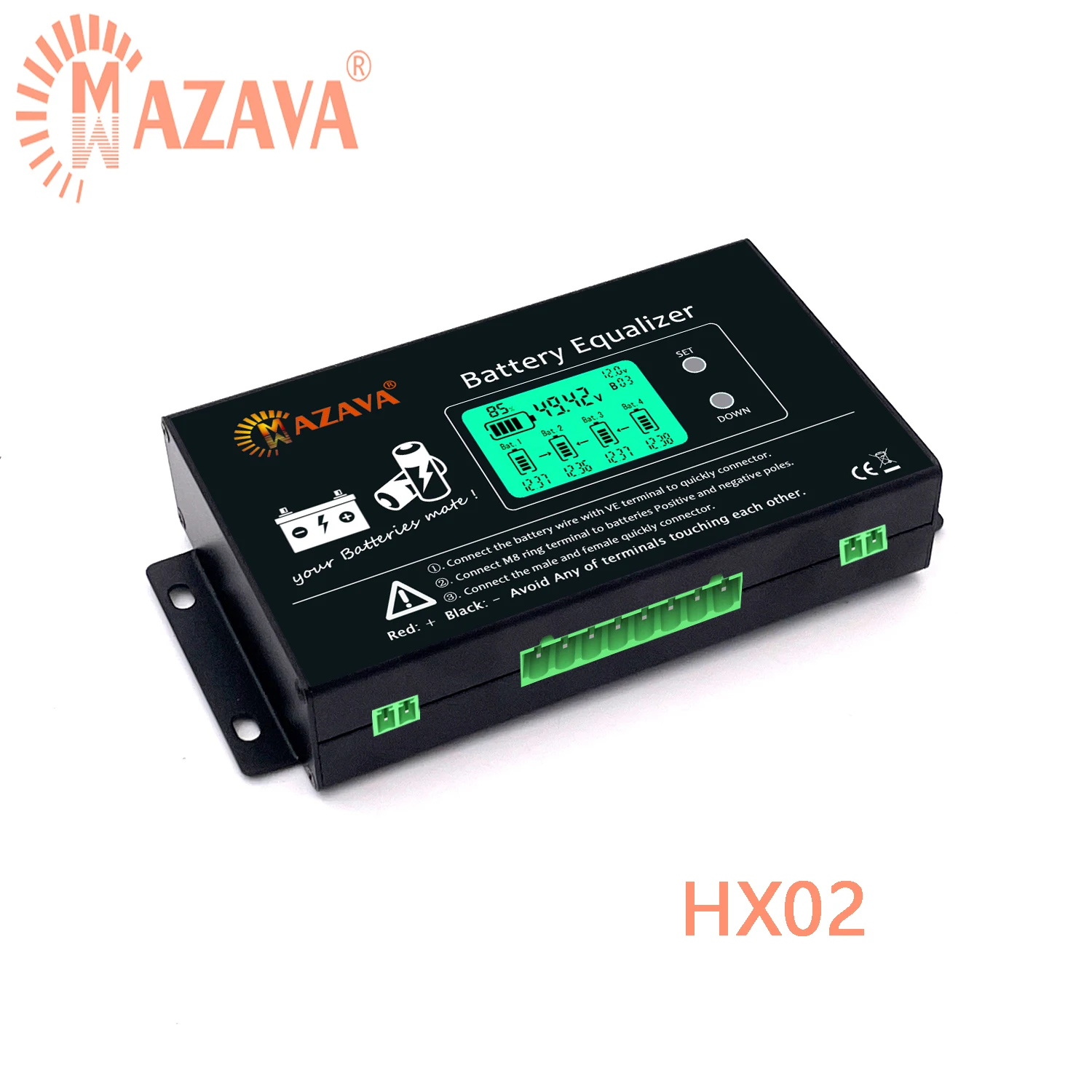 

Устройство для эквалайзера аккумуляторов HX02, устройство для проверки заряда аккумуляторов 24/36/48 В/96 в 2S 4S 6S 8S