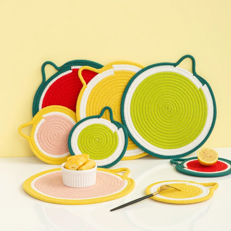 Round Bowl Mat Fruit Styles Natural Water Table Pads, Cotton Non-Slip Heat Insulation Washable Table Mats for Dining Table
Round Bowl Mat Fruit Styles Natural Water Table Pads, Cotton Non-Slip Heat Insulation Washable Table Mats for Dining Table