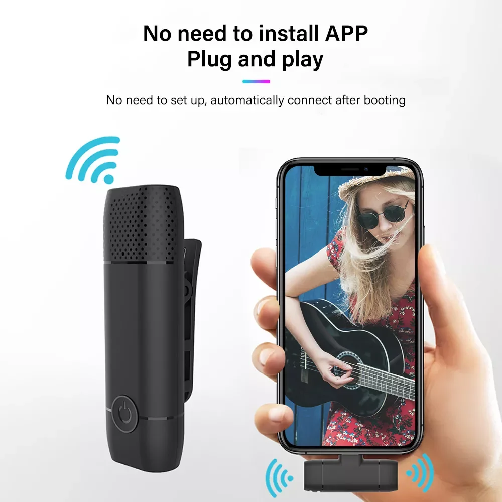 Lavalier Wireless Microphone For iPhone 13 12 11 10 7 8 Plus iPad iOS/ Type C S20 Huawei P30 mi Streaming Gaming
Lavalier Wireless Microphone For iPhone 13 12 11 10 7 8 Plus iPad iOS/ Type C S20 Huawei P30 mi Streaming Gaming