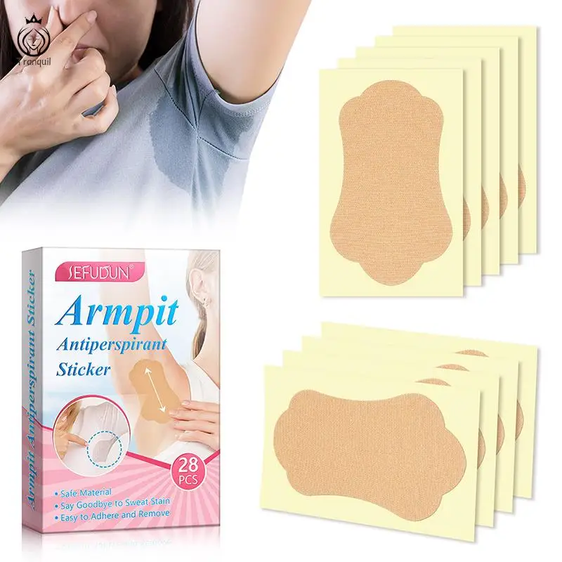 28Pcs/Box Women Armpit Sweat Pads Underarm Summer Disposable Absorbing Anti Perspiration Deodorant Patch Anti Sweat Stickers
28Pcs/Box Women Armpit Sweat Pads Underarm Summer Disposable Absorbing Anti Perspiration Deodorant Patch Anti Sweat Stickers