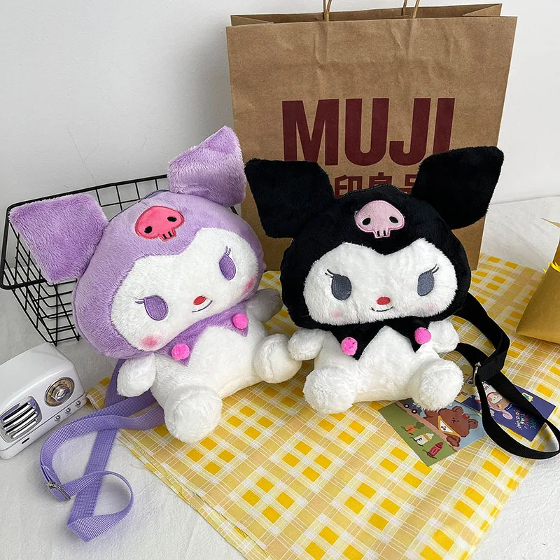 Sanrio Kuromi Plush Bag Women's New Lolita Jk Uniform Little Devil Messenger Bag Cute Girl Backpack Girl Birthday Gift Kids Toy
Sanrio Kuromi Plush Bag Women's New Lolita Jk Uniform Little Devil Messenger Bag Cute Girl Backpack Girl Birthday Gift Kids Toy