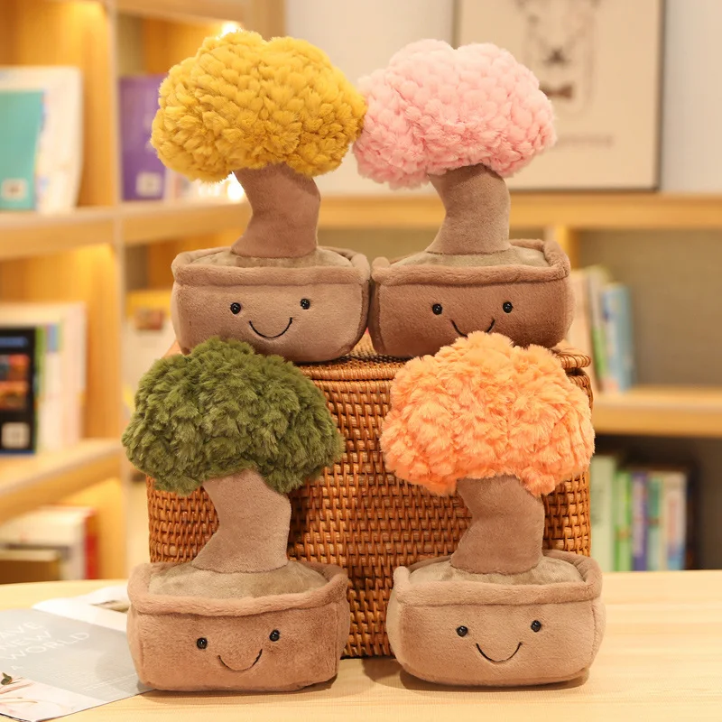 1pc 28cm Simulation Kawaii Fortune Tree Plush Dolls Cute Landscape Potted Plants Toys Stuffed Soft for Children Girls Decor Gift
1pc 28cm Simulation Kawaii Fortune Tree Plush Dolls Cute Landscape Potted Plants Toys Stuffed Soft for Children Girls Decor Gift
