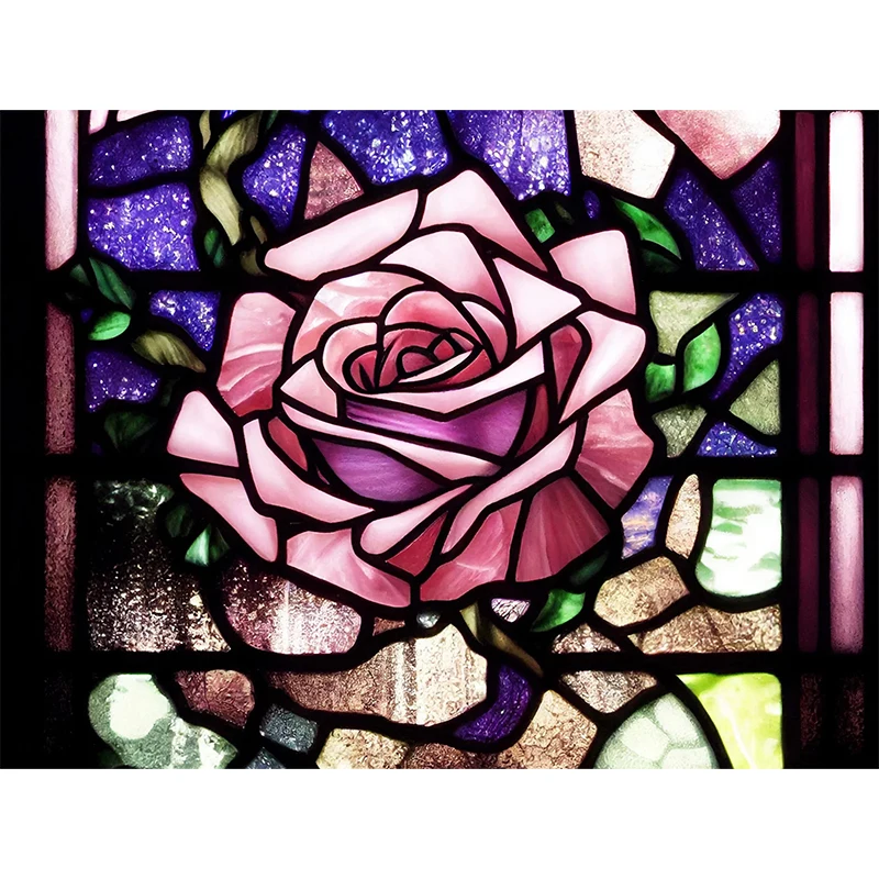 5D DIY Stained Glass Rose Full Diamond Painting Cross Stitch Kit Nordic High Quality Painting Flower Diamond Mosaic Home Decor
5D DIY Stained Glass Rose Full Diamond Painting Cross Stitch Kit Nordic High Quality Painting Flower Diamond Mosaic Home Decor