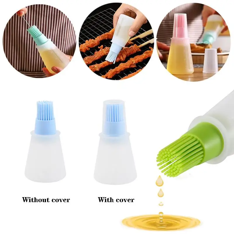 4Pc Silicone Oiler with Brush Seasoning Seasoning Sauce Brush with Scale oil Bottle BBQ Kitchenware Gadgets Grilling Frying Tool
4Pc Silicone Oiler with Brush Seasoning Seasoning Sauce Brush with Scale oil Bottle BBQ Kitchenware Gadgets Grilling Frying Tool