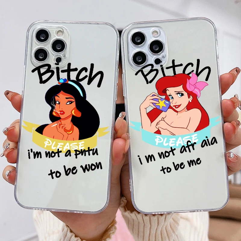 DISNEY Princess For Apple iPhone 13 12 11 Pro Max mini XS XR X 8 7 6S 6 5S Plus Transparent Silicone Soft Phone Case
DISNEY Princess For Apple iPhone 13 12 11 Pro Max mini XS XR X 8 7 6S 6 5S Plus Transparent Silicone Soft Phone Case