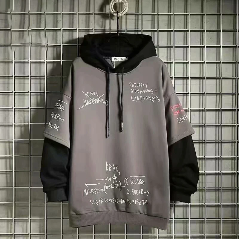 Streetwear Fashion Casual Men Splicing Sweatshirts Harajuku Autumn Hoodies Men's Men Graphic Clothing Spring Men Japan Hoodies
Streetwear Fashion Casual Men Splicing Sweatshirts Harajuku Autumn Hoodies Men's Men Graphic Clothing Spring Men Japan Hoodies